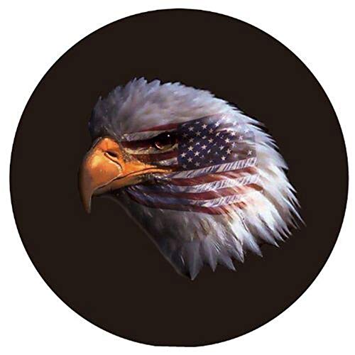 Moonet Eagle Head Spare Tire Wheel Cover Car Truck SUV Camper Fits Jeep CRV FJ Hummer land rover Outlander Grand Vitara R15 M 235/65R17 255/65R16 215/70R16 235/75R15 245/70R15 (Diameter:79cm/31.1inch)