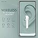 Wireless Earbuds, Bluetooth Earbuds with Mic, True Wireless Bluetooth Earphones Stereo with Charging Case for Running Mini Earbuds Bass In-Ear Earbuds Compatible IOS Android Cell Phone S06