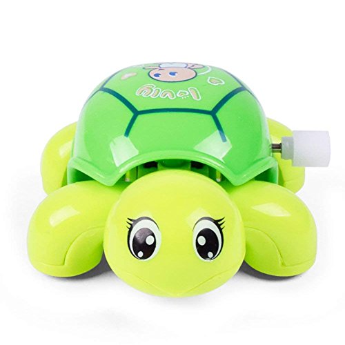 Wcysin 5 Pieces Cute Wind Up ToTortoise Baby Kids Clockwork Toys Random Color