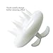 HityTech Pet Massage Bathbrush - Dog Soft Silicone Bristles/Comb - Pet Fur Hair Remover - Pet Grooming Tool, White