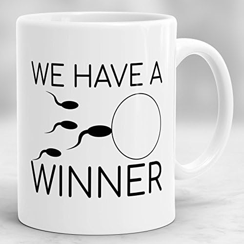 We Have a Winner Mug, Pregnancy Announcement Mug, Pregnancy Reveal to Husband, Funny Baby Announcement Mug, New Parents Gift P138