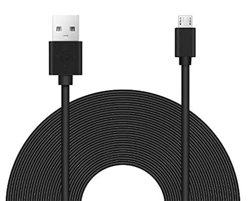 33ft (10 Meters) Micro USB Cable Power Supply to Oculus Go, Wyze