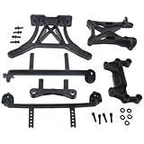 HPI 1/10 Blitz FRONT & REAR SHOCK TOWERS, BODY MOUNT POSTS & UPPER BRACEBall