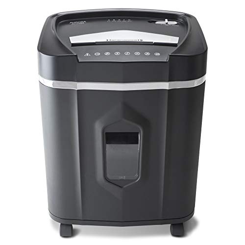 Aurora Professional Grade 14Sheet MicroCut Paper and CD/Credit Card Shredder/ 30 Minutes