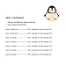 JadeRich Unisex Penguin Shoes Soft Fleece Home Slipper Cozy Warm Fluffy Indoor Outdoor Slippers