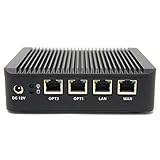 Firewall Micro Appliance With 4x Intel Gigabit Ports, Intel Atom E3845, AES-NI, 4GB RAM, 32GB mSATA