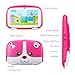 Excelvan Q738 Kids Tablets, 7inch Kids Android Tablets for Kids, 1G+16G Android 9.0 Kids Tablets, GMS Certified with WiFi Parental Control, Bionic Desin (Pink)thumb 3