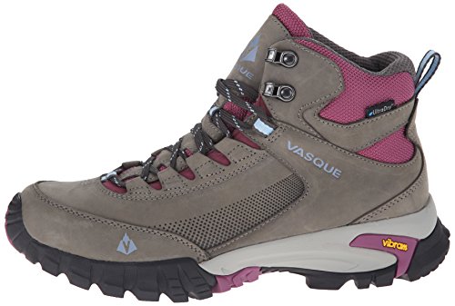 Vasque Women's Talus Trek UltraDry Hiking Boot, Gargoyle/Damson, 7 M US