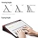 Antbox Case for iPad Air 2/iPad 6th/5th Generation(9.7'')/Pro 9.7''/Air 1 Vegan Leather Case with Pencil Holder Auto Sleep/Wake Function Smart Cover for iPad 9.7'' (Red)
