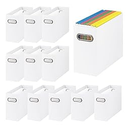 Tunnkit File Organizer, Cardboard File Box for