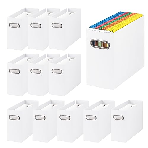 Tunnkit File Organizer, Cardboard File Box for