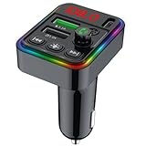 Bluetooth 5.0 FM Transmitter Car Kit: Wireless