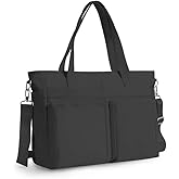 FILEXTY Tote Bag for Women, Lightweight Puffy Tote Bag Quilted Handbag Shoulder Bag for Travel, Work, Gym