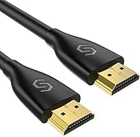 Syncwire HDMI Cable 2M HDMI Lead - Ultra High Speed 18Gbps HDMI 2.0 Cable 4K@60Hz Support Fire TV, Apple TV, Ethernet, Audio Return, Video UHD 2160p, HD 1080p, 3D, Xbox PlayStation PS3 PS4 PC -Black