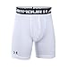 Under Armour Boys' HeatGear Armour Fitted Shorts – Mid, White (100)/Black, Youth Medium