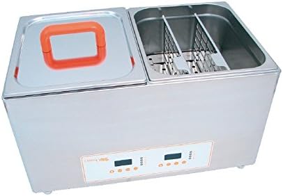 Clifton Food Range CC860 Water digital duo bath with lids and perforated shelves, Direct, 8 L+8 L