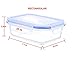 Kinetic 55076 6 Piece Glasslock Elements Series Rectangular Food Storage Set with Vented Lids, Clear by Kinetic A Division of Pathway