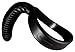 EasyShopForEveryone Solid Plastic Handle for 30-Ounce Rambler Tumbler - Black