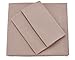 Cosy House Bamboo Bed Sheets, Set of 4 - Hypoallergenic, Ultra Soft & Cool Viscose Rayon & Microfiber Blend Bedding with Deep Pocket Fitted Sheet, Flat Sheet, and 2 Pillowcases - King, Taupe