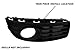 PROMOTORING For 06-09 Volkswagen Jetta MK5 Fog Light Grille Upper Trim - Black (2006 2007 2008 2009)
