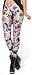 Sister Amy® Women's Printed Leggings - Buttery Soft Yoga Pants, High Waist Stretchy Tights for Workout, Plus Size, 88% Polyester 12% Spandex D028 One Size