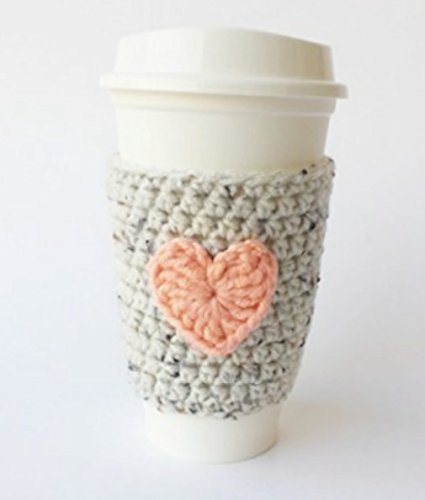 Coffee Cozy Oatmeal with Coral Heart