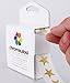 ChromaLabel 0.75 Inch Color Code Star Labels, 1000 Dispenser Box, Metallic Gold