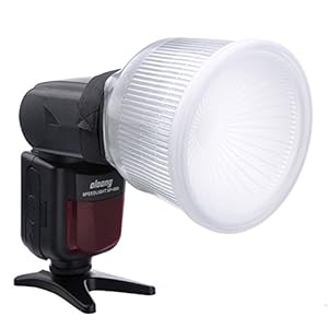HIFFIN Lambancy White Flash Diffuser Reflector for Camera Diffuser (Multicolor)