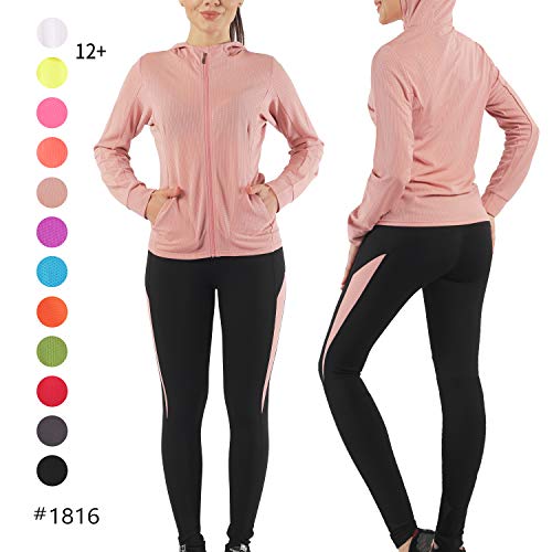 Active Wear Sets for Women -Workout Clothes Gym Wear TracksuitsYoga Jogging Track Outfit Legging Jacket 2 Pieces Set - Thumbnail 6