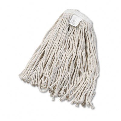 UNISAN Cut-End Wet Mop Head, Cotton, 20 Size, White (2020C)