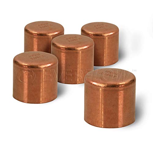 Everflow Supplies CTEC0034-5 Copper Sweat Plug End Cap Pipe Fitting, 3/4 - Thumbnail 4