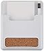 Spectrum Diversified Magnetic Memo Pad and Pencil Holder with Cork Strip, White