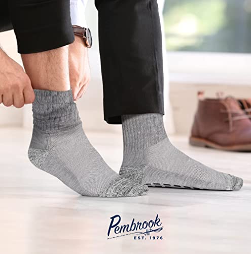Pembrook 4-Pack Yoga Socks With Grips - Non-Slip Socks For Men & Women