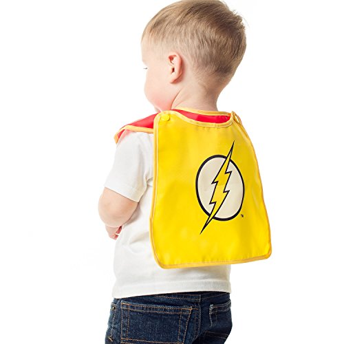 Bumkins DC Comics SuperBib with Cape, Flash (6-24 Months)