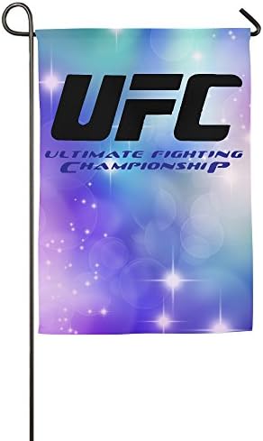 Personalized Decorative Welcome Polyester House Flags Printed UFC Ultimate Fighting Championship Logo Flag For Indoor/Outdoor With Two Size - 12 18 Or 18 27 Inch