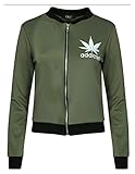 Forever Womens Classic Style Zip Up MA1 Bomber Jacket