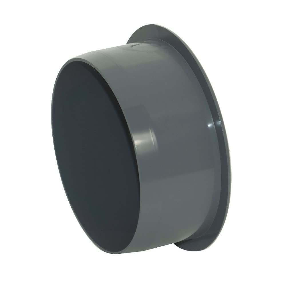 FloPlast SP296A Push-Fit Socket Plug Anthracite Grey 110mm