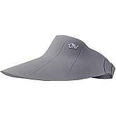 Women Wide Brim Sun Visor Hat Foldable UPF 50+ Roll Up Packable Beach Cap Double Sided Wear UPF50+