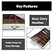 Smart Design Underbed 12 Compartment Shoe Organizer Storage Bag - Holds 12 Pairs of Shoes - Heavy Duty Durable Material - Home Organization (30 x 6 Inch) [Beige]