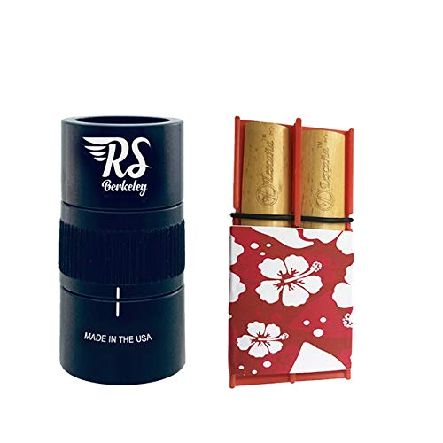 RS Berkeley Adjustable Clarinet Barrel w/Bonus Red Hibiscus Rockin' Reed Holder by Lescana Reeds