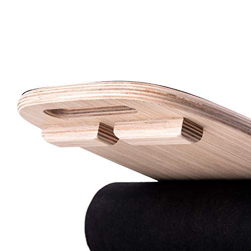 Wooden-Balance-Board-Stability-Core-Trainer-with-Handle-Solid-Wood-Board-with-Anti-Slip-Surface-Board-Exercise-Roller-for-Daily-Exercise-Challenging-Fitness-and-Balancing-Exercise-Fitness-Equipment