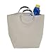 Household Essentials Laundry Tote with Handles, Poly-Cotton Linen with PEVA Lining, Durable, Easy to Carry, Perfect as a Laundry Hamper or Tote