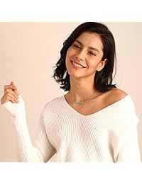 Gargantilla de oro de 18 quilates con cuentas de satélites, cadena de bolas turquesa, collar con colgante hecho a mano, joyería ajustable para mujeres de 16.0 in + 2.0 in