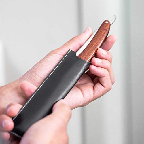 Mens Grooming kit Mindset Peace- The Best Gift for the men in your life. A Straight blade razor kits giving the Quality shave at home. Incl; A Barber Razor, Shaving Brush and a Sharpening Belt