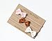 Baby Bow Set of 3 on Nude Nylon Headband - Felt & Leather (Best Sellers)
