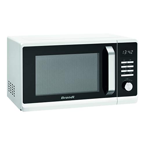 Brandt Se2302W - Micro-Ondes - Autoprogramme - Cavité Inox - Mode Décongélation - 23 L - 800 W - Blanc Et Noir