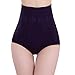 SusenstoneHigh Waist Tummy Control Body Shaper Briefs Slimming Pants (Purple)