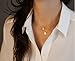 Ecloud ShopUS Women Retro multilayer disc necklace Alloy Necklaces