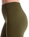 Homma 6-Pack Fleece Lined Thick Brushed Leggings Thights (S/M/L, Black x2/Olive/Burgundy/Navy/Grey)