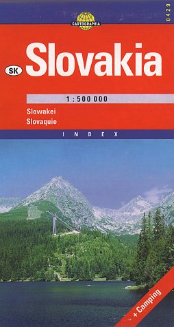 Slovak Republic Map (European Road Maps) by Cartographia